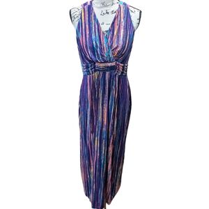 Soma Multicolor Striped Maxi Dress